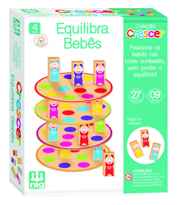 Equilibra Bebês - Caixa | Nig Brinquedos